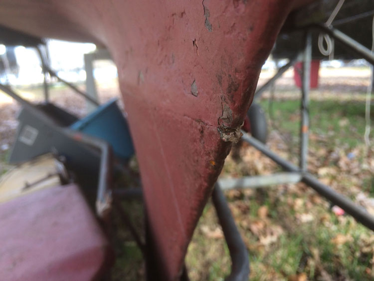 noch kein antifouling  ist dieser übergang normal?